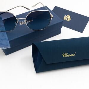 RETAIL $655 Chopard Sunglasses Ice Cube**NEW in Box, case, card, cloth